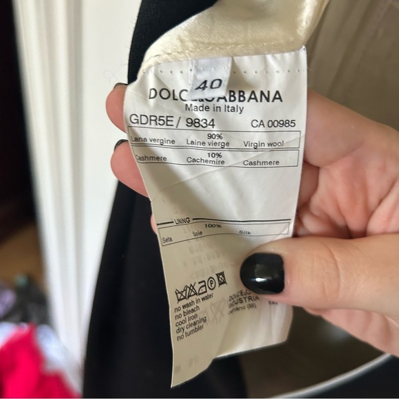 Dolce & Gabbana Sleeveless Dress Black Cream Size 40 Extra Small, - Picture 5 of 11